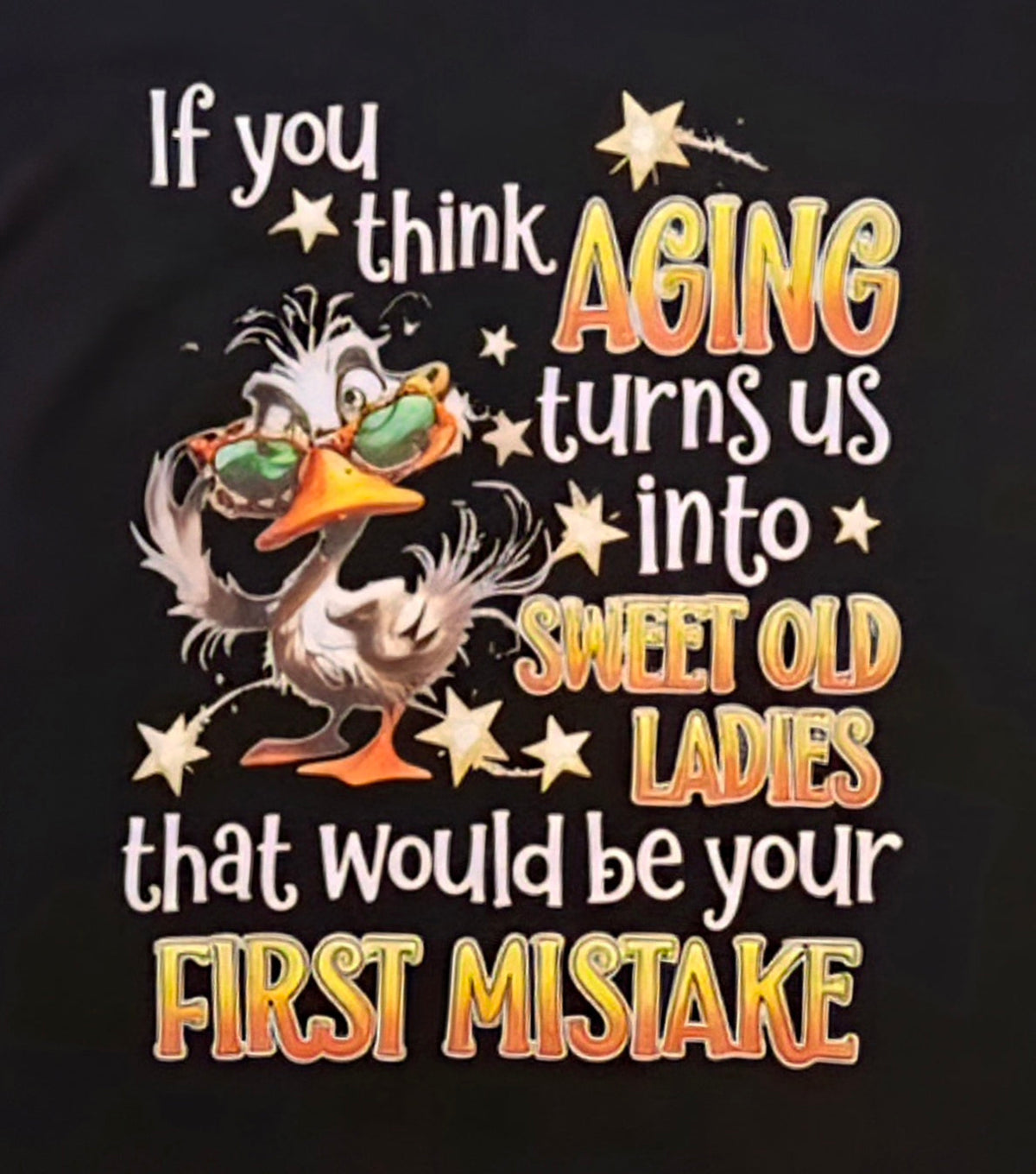 If You Think Aging Turns Us Into Sweet Old Ladies T-Shirt