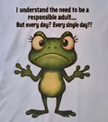 Responsible Adult Frog Tee
