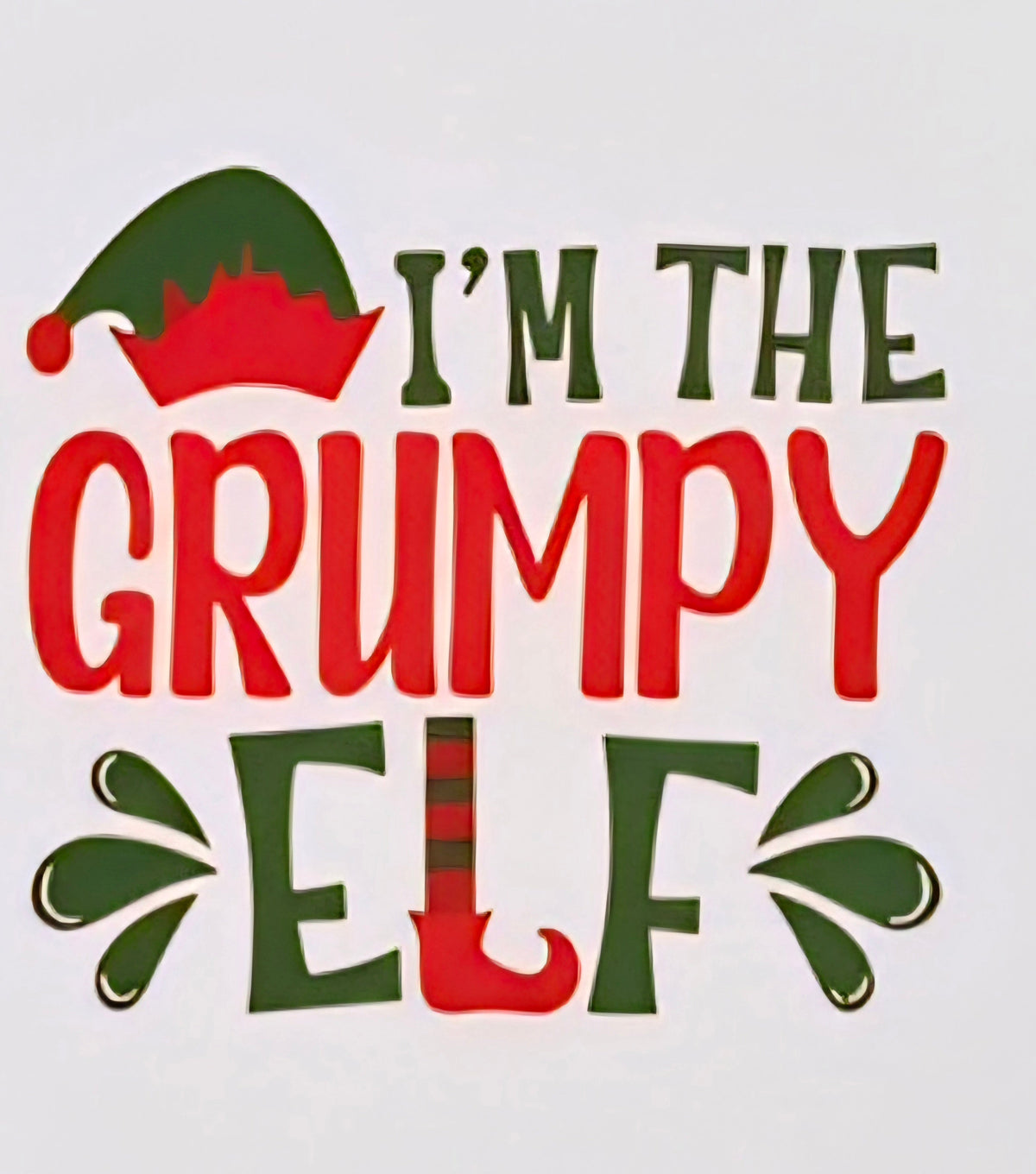 I'm The Grumpy Elf Holiday Tee